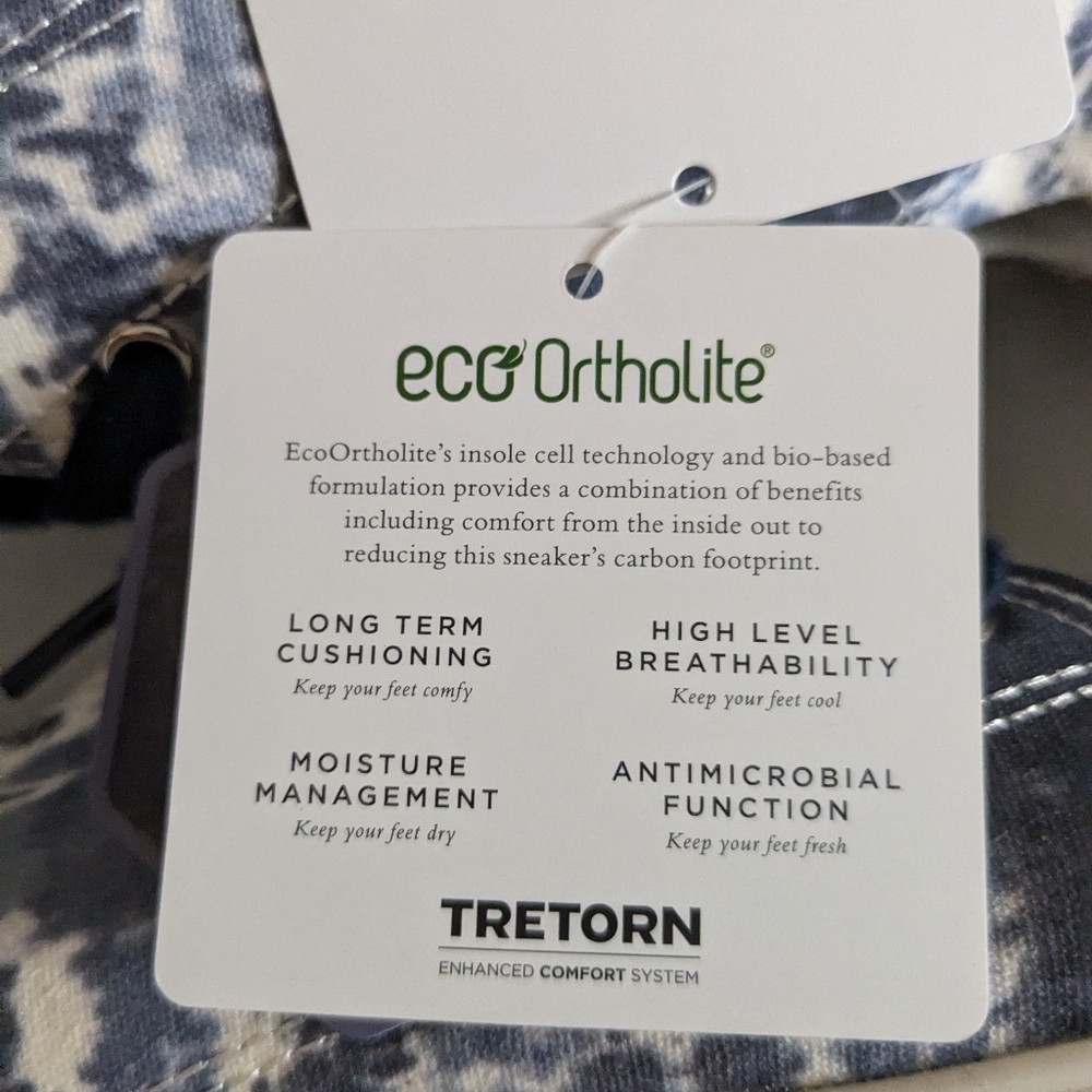 Tretorn 8.5 Meg 2.0 Shibori Navy Tie-dye NWT - Picture 8 of 8